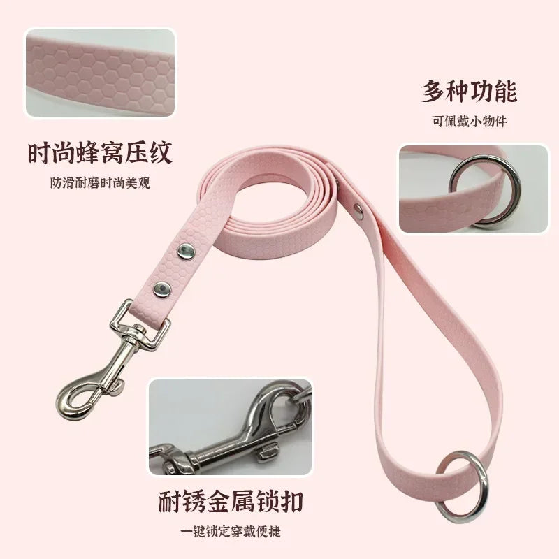 Waterproof PVC Dog Grooming Loop Table Adjustable Pet Cat Grooming Leash Table Loop D-rings Bathing Strap Traction Collar
