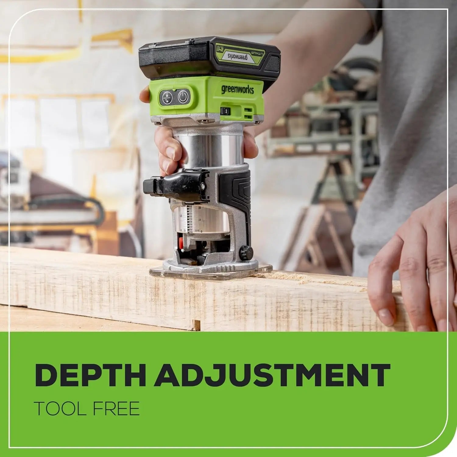 24V Brushless 2-Tool Combo Kit,Cordless Jig Saw+Wood Router Power Tool Sets Including Battery