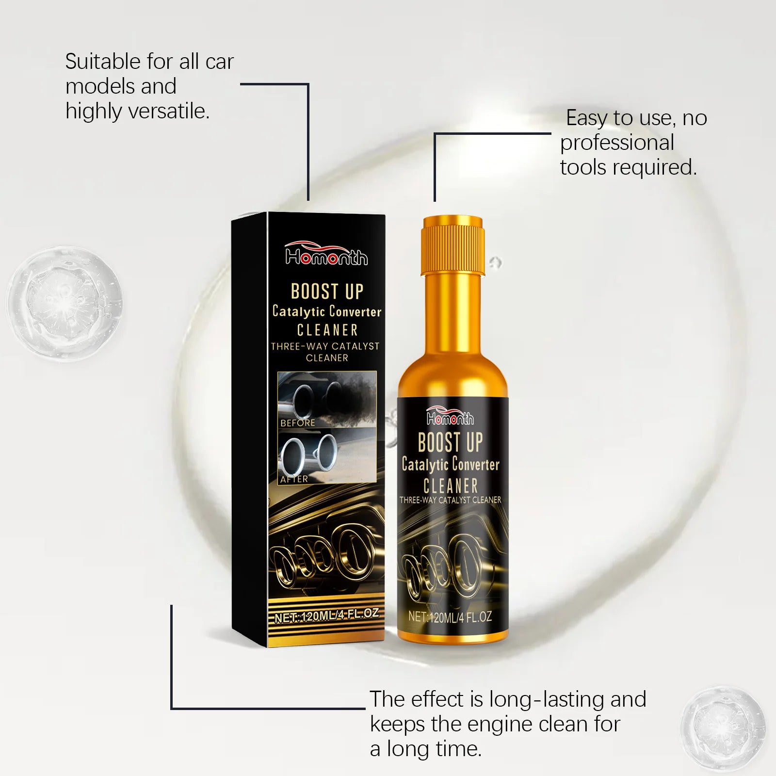 Car Engine Catalyst Converter Cleaners Automobile Engine To Accessories Cleaning Tool Accelerators Easy Clean CSV Catalysts P6D9